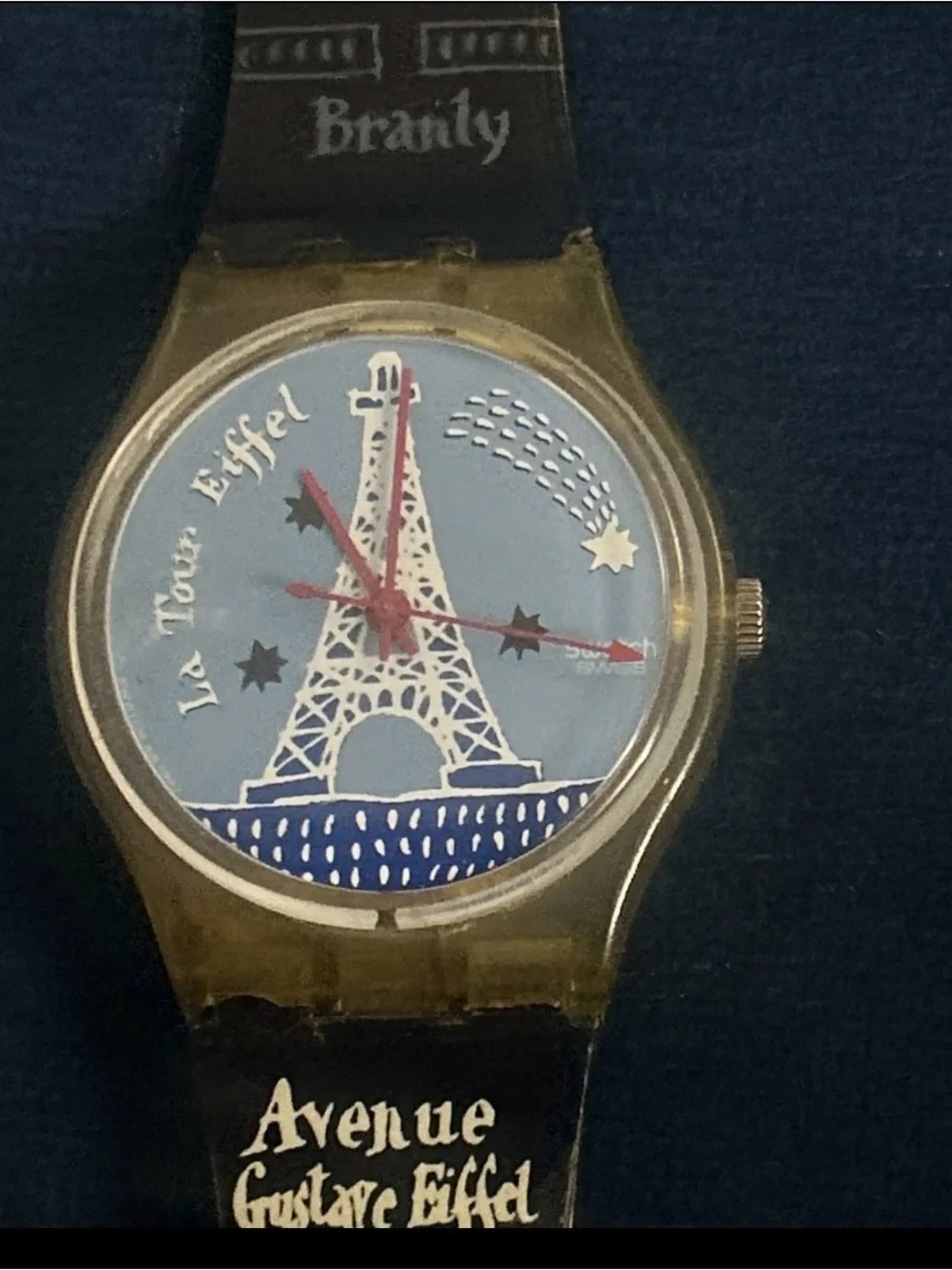 Swatch GK276 Titi Parisien Paris Eiffel Tower Watch 1998 Jacques Benoit Design O